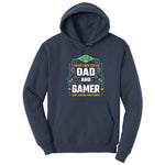 I Have Two Titles Dad and Gamer Hoodie - Navy
