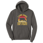 I Like Cows and Maybe Like 3 People Hoodie - Charcoal