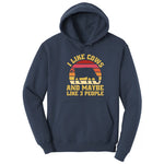 I Like Cows and Maybe Like 3 People Hoodie - Navy
