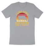 I Like Cows and Maybe Like 3 People Short Sleeve Tee - Athletic Heather Grey