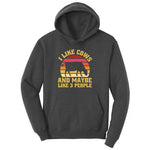 I Like Cows and Maybe Like 3 People Youth Hoodie - Dark Heather Grey
