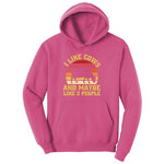 I Like Cows and Maybe Like 3 People Youth Hoodie - Sangria