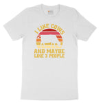 I Like Cows and Maybe Like 3 People Youth Short Sleeve Tee - White