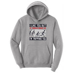 I Like You But if Zombies Chase Us I'm Tripping You - Mens & Ladies T-Shirt Hoodie - Athletic Heather