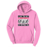 I Like You But if Zombies Chase Us I'm Tripping You Toddler Hoodie - Candy Pink