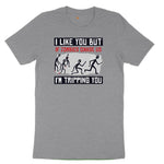 I Like You But if Zombies Chase Us I'm Tripping You Toddler Short Sleeve Tee - Athletic Heather
