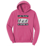 I Like You But if Zombies Chase Us I'm Tripping You Youth Hoodie - Sangria