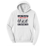 I Like You But if Zombies Chase Us I'm Tripping You Youth Hoodie - White