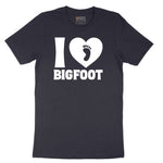 I Love Bigfoot Short Sleeve Tee - Deep Navy