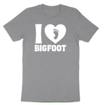 I Love Bigfoot Toddler Short Sleeve Tee - Athletic Heather