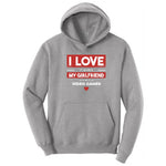 I Love It When My Girlfriend Lets Me Play Video Games - Mens & T-Shirt Hoodie - Athletic Heather
