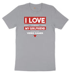 I Love It When My Girlfriend Lets Me Play Video Games - Mens & T-Shirt Short Sleeve Tee - Athletic Heather Grey