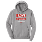 I Love It When My Girlfriend Lets Me Play Video Games - Mens & T-Shirt Youth Hoodie - Athletic Heather