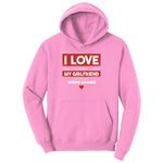 I Love It When My Girlfriend Lets Me Play Video Games - Mens & T-Shirt Youth Hoodie - Candy Pink