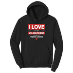 I Love It When My Girlfriend Lets Me Play Video Games - Mens & T-Shirt Youth Hoodie - Jet Black