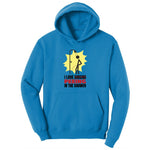 I Love Peeing in the Shower Ladies Hoodie - Sapphire