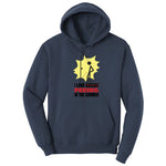 I Love Peeing in the Shower - Mens & Ladies T-Shirt Hoodie - Navy