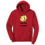 I Love Peeing in the Shower - Mens & Ladies T-Shirt Hoodie - Red