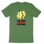 I Love Peeing in the Shower Toddler Short Sleeve Tee - Athletic Kelly