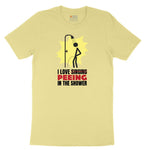 I Love Peeing in the Shower Youth Short Sleeve Tee - Yellow
