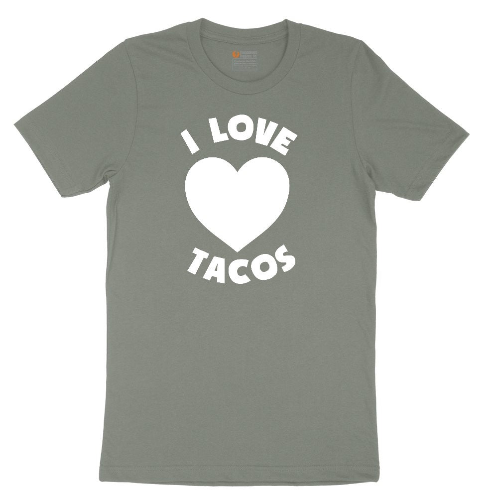 I Love Tacos Ladies Short Sleeve Tee - Bamboo Blackout