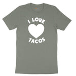 I Love Tacos Ladies Short Sleeve Tee - Bamboo Blackout