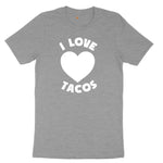 I Love Tacos Ladies Short Sleeve Tee - Granite Heather
