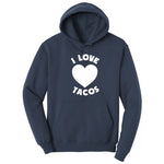 I Love Tacos Hoodie - Navy