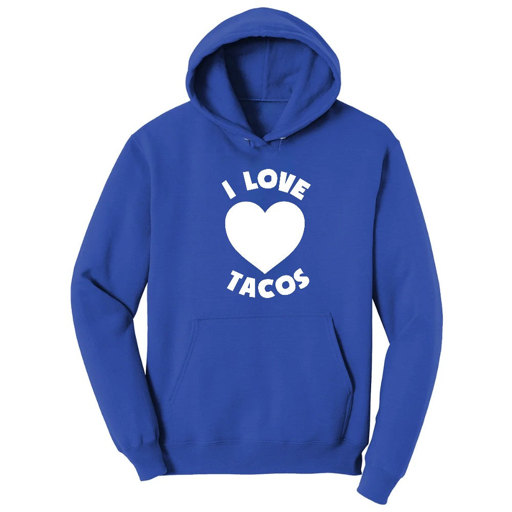I Love Tacos Hoodie - True Royal