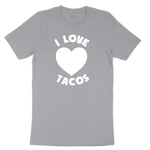 I Love Tacos Short Sleeve Tee - Athletic Heather Grey