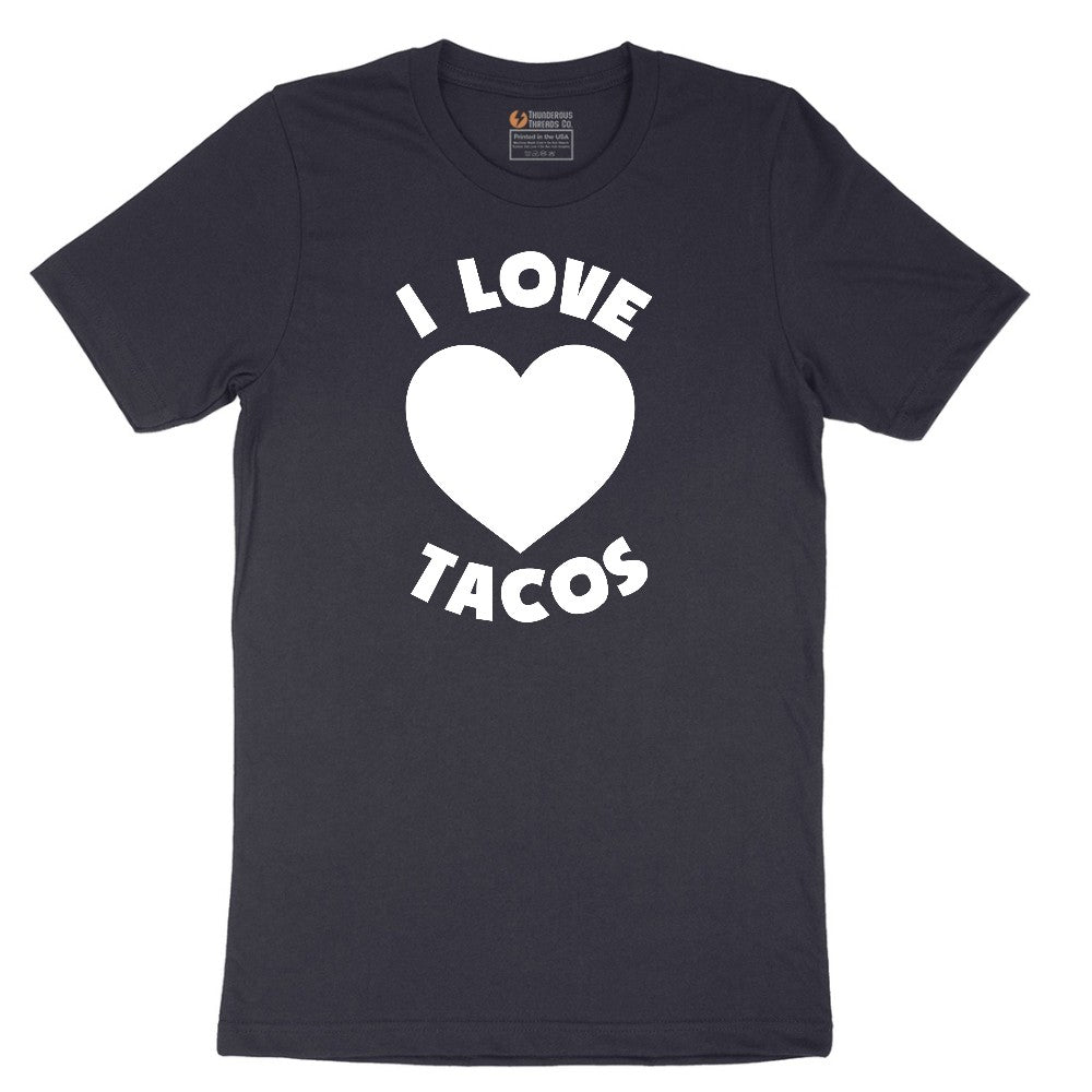 I Love Tacos Short Sleeve Tee - Deep Navy