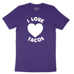 I Love Tacos Short Sleeve Tee - Team Purple