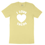 I Love Tacos Toddler Short Sleeve Tee - Yellow