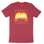I Paused My Game to Come Here - Mens & Ladies T-Shirt Ladies Short Sleeve Tee - Vintage Red