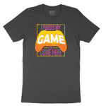 I Paused My Game to Come Here - Mens & Ladies T-Shirt Ladies Short Sleeve Tee - Vintage Smoke