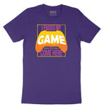 I Paused My Game to Come Here - Mens & Ladies T-Shirt Short Sleeve Tee - Team Purple