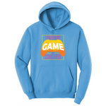 I Paused My Game to Come Here - Mens & Ladies T-Shirt Youth Hoodie - Aquatic Blue