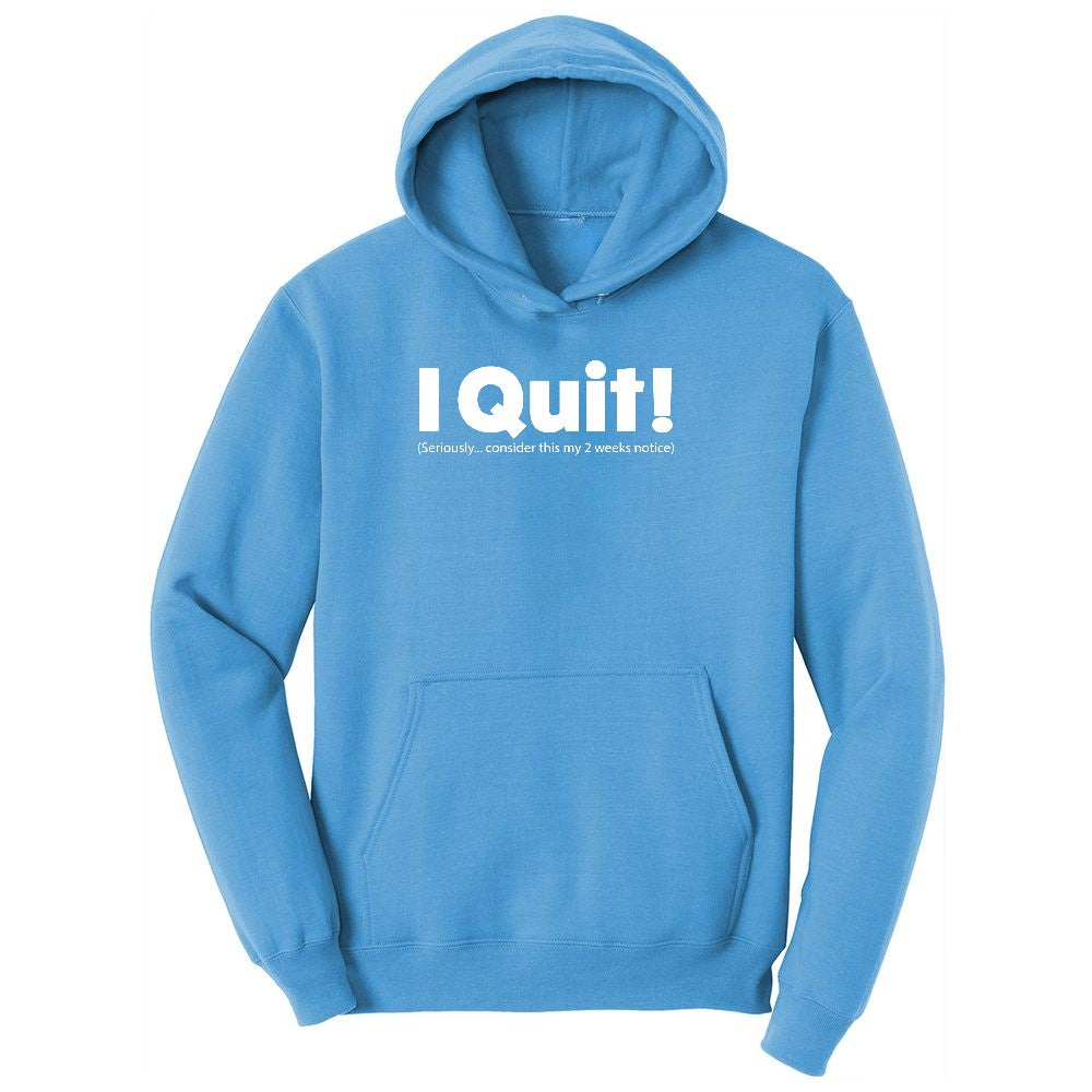 I Quit Youth Hoodie - Aquatic Blue