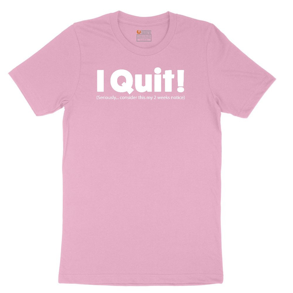 I Quit Youth Short Sleeve Tee - Candy Pink