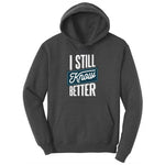 I Still Know Better Youth Hoodie - Dark Heather Grey