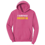 I Survived Order 66 Ladies Hoodie - Sangria