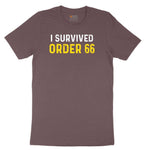 I Survived Order 66 Ladies Short Sleeve Tee - Sangria Blackout