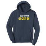 I Survived Order 66 - Mens & Ladies T-Shirt Hoodie - Navy
