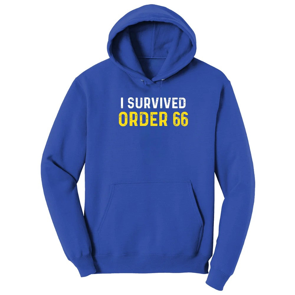 I Survived Order 66 - Mens & Ladies T-Shirt Hoodie - True Royal