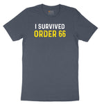 I Survived Order 66 Toddler Short Sleeve Tee - Heather Navy