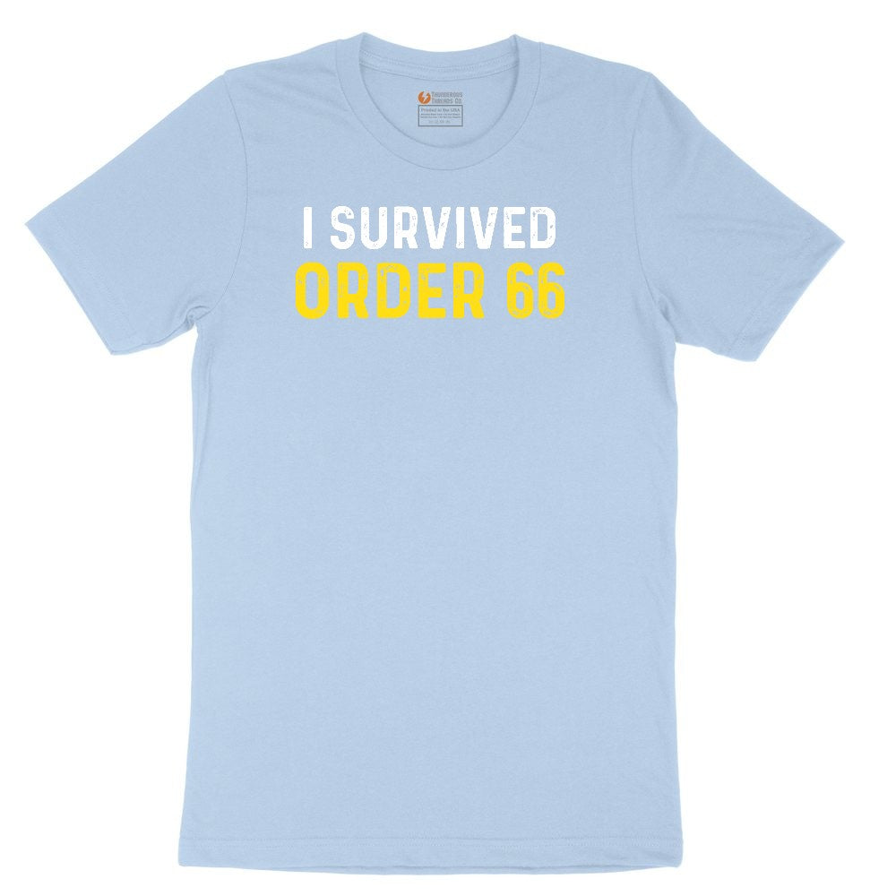 I Survived Order 66 Toddler Short Sleeve Tee - Light Blue