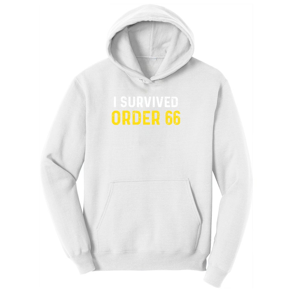 I Survived Order 66 Youth Hoodie - White