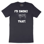 I'd Smoke That Beef Version Short Sleeve Tee - Deep Navy
