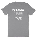 I'd Smoke That Beef Version Youth Short Sleeve Tee - Athletic Heather