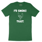 I'd Smoke That Chicken Version Short Sleeve Tee - Athletic Kelly